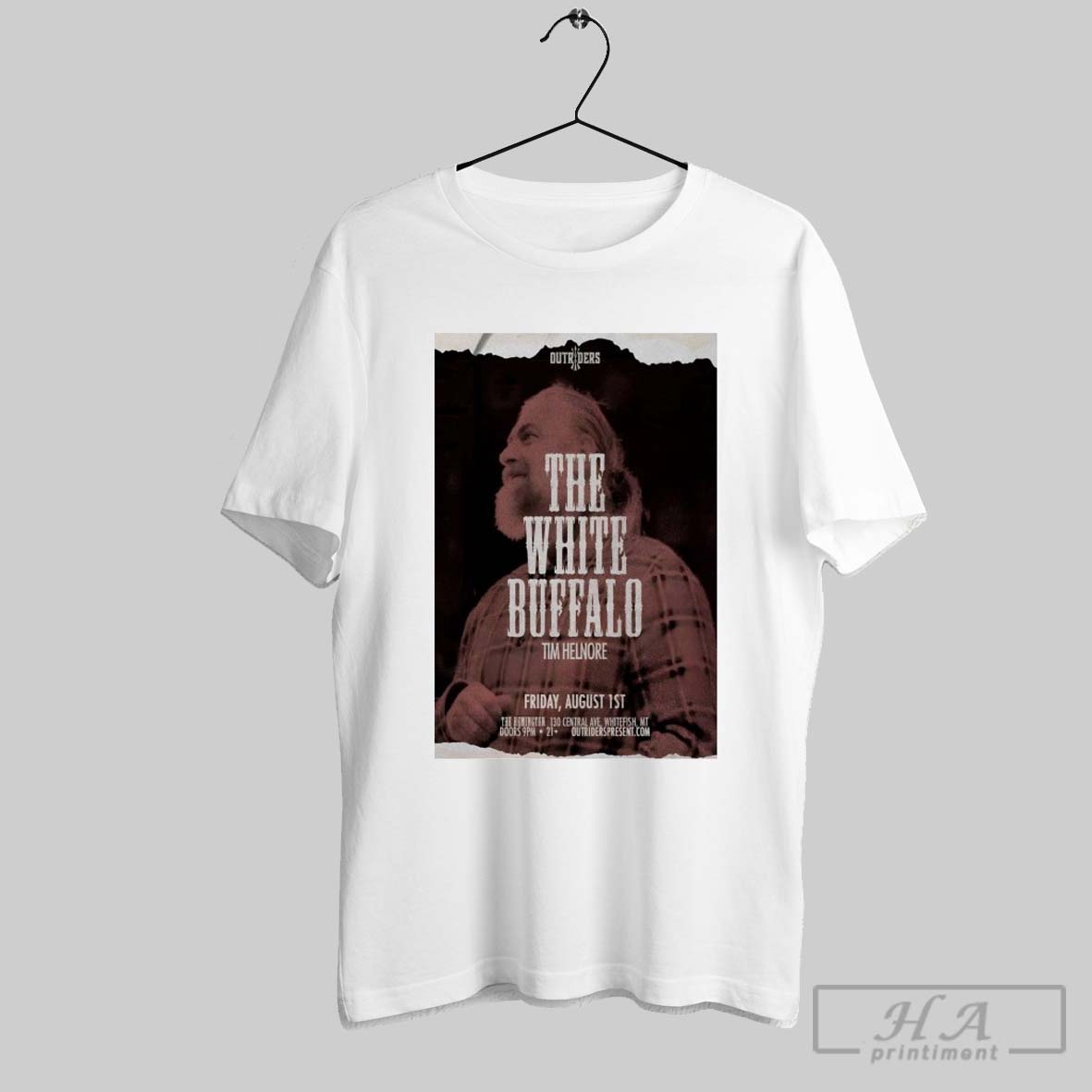 The Remington Bar In Whitefish The White Buffalo Aug 01 2025 Tour T Shirts