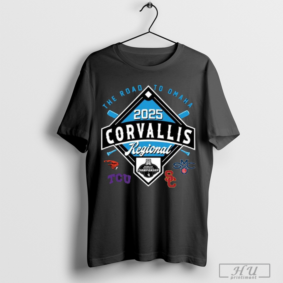 The Road To Omaha 2025 Ncaa Baseball Corvallis Regional Teams T Shirt Sweatshirt