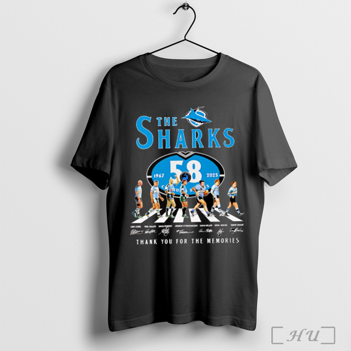 The Sharks 1967 2025 Abbey Road Thank You For The Memories T Shirt Sweatshirt