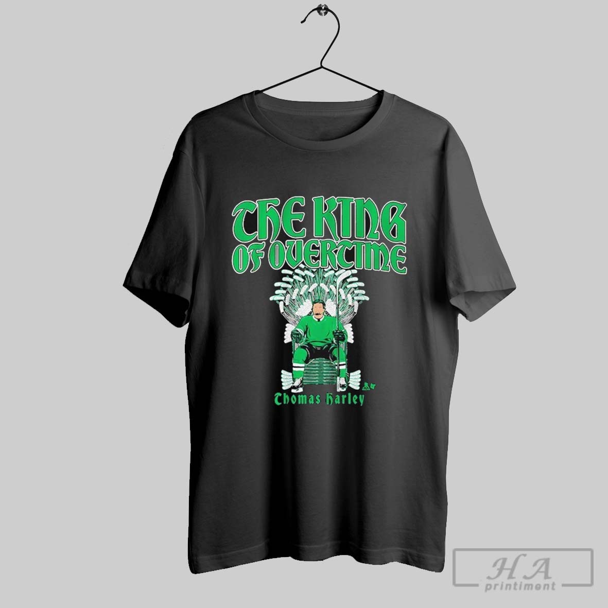 Thomas Harley The King Of Overtime Dallas Stars T Shirts