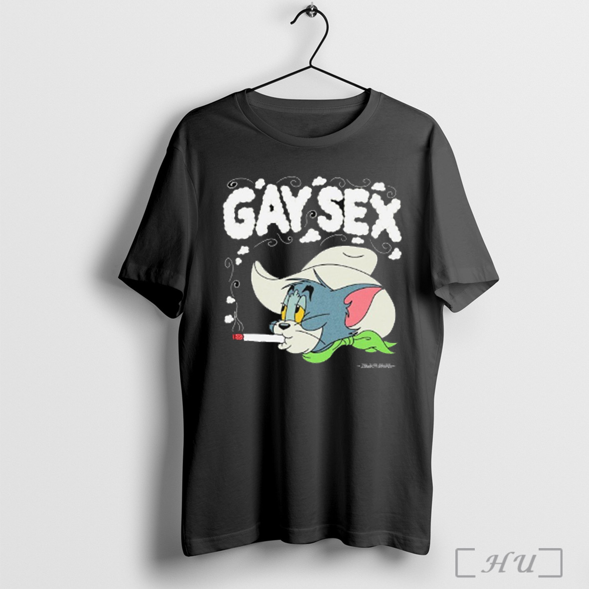 Tom And Jerry Gay Sex Cigarettes Smoke Cowboy T Shirt Sweatshirt
