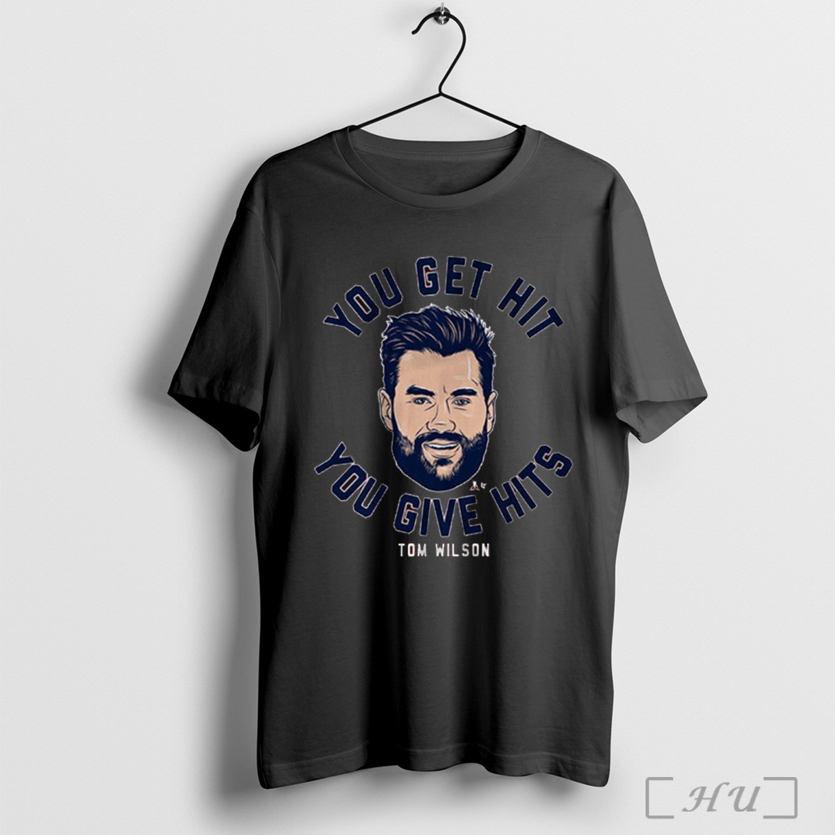 Tom Wilson You Get Hit You Give Hits Washington Capitals Hockey T Shirt Sweatshirt Png