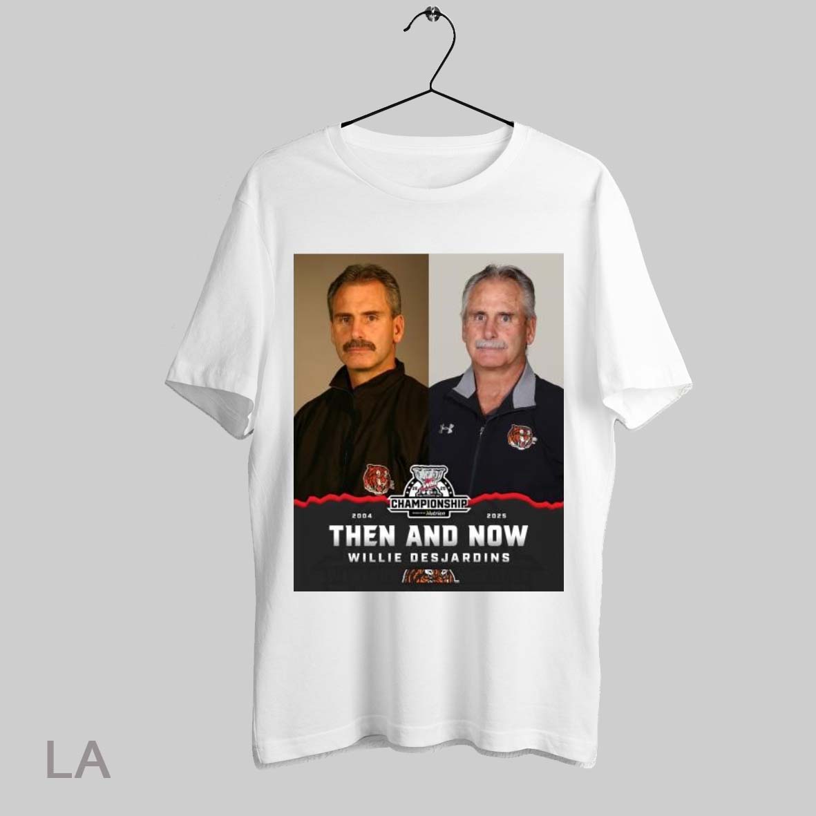 Top 2025 Whl Championship Then And Now Willie Desjardins Medicine Hat Tigers T Shirt Sweatshirt Hoodie Shirt