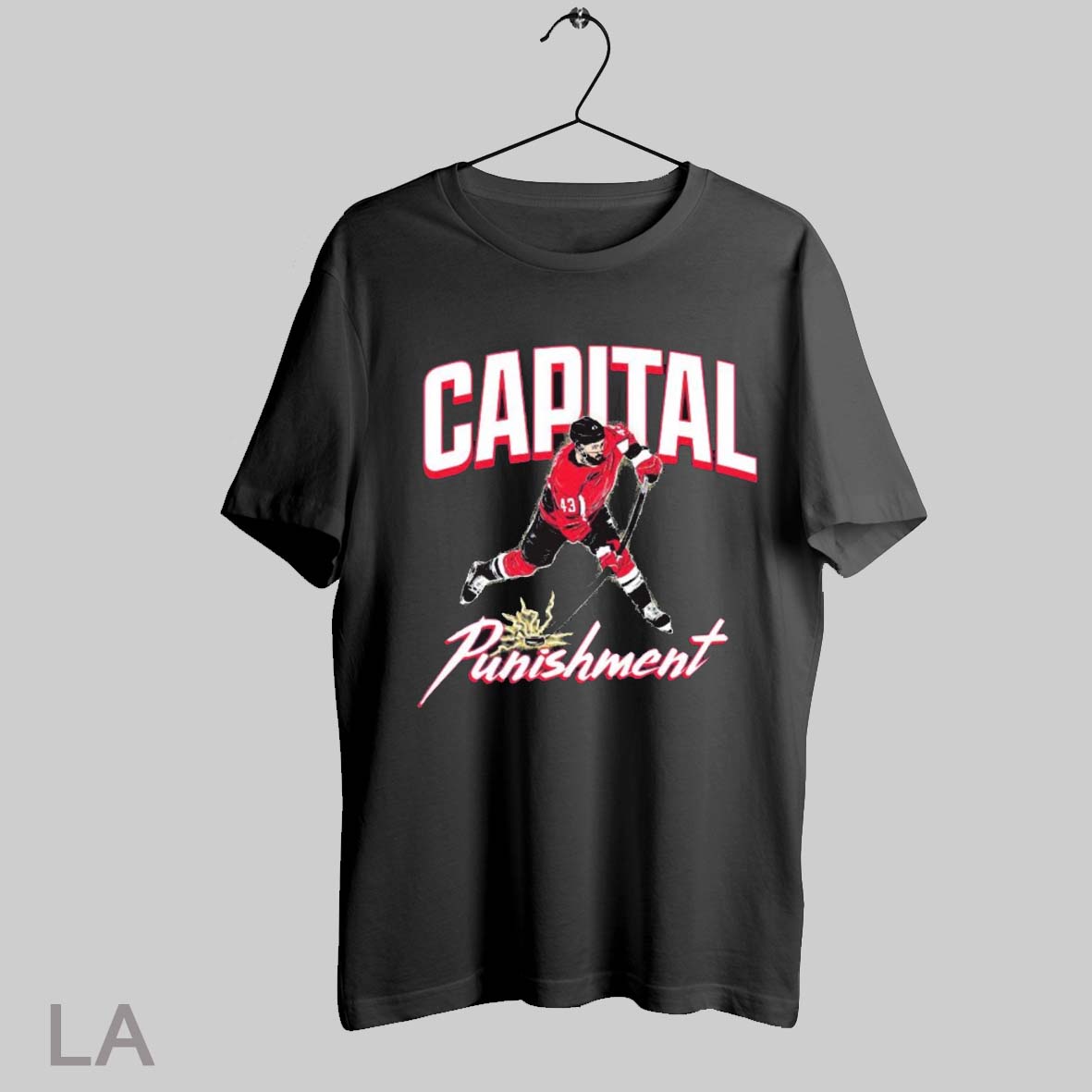 Top Capital Punishment Tom Wilson Washington Capitals Hockey T Shirt Sweatshirt Hoodie Shirt
