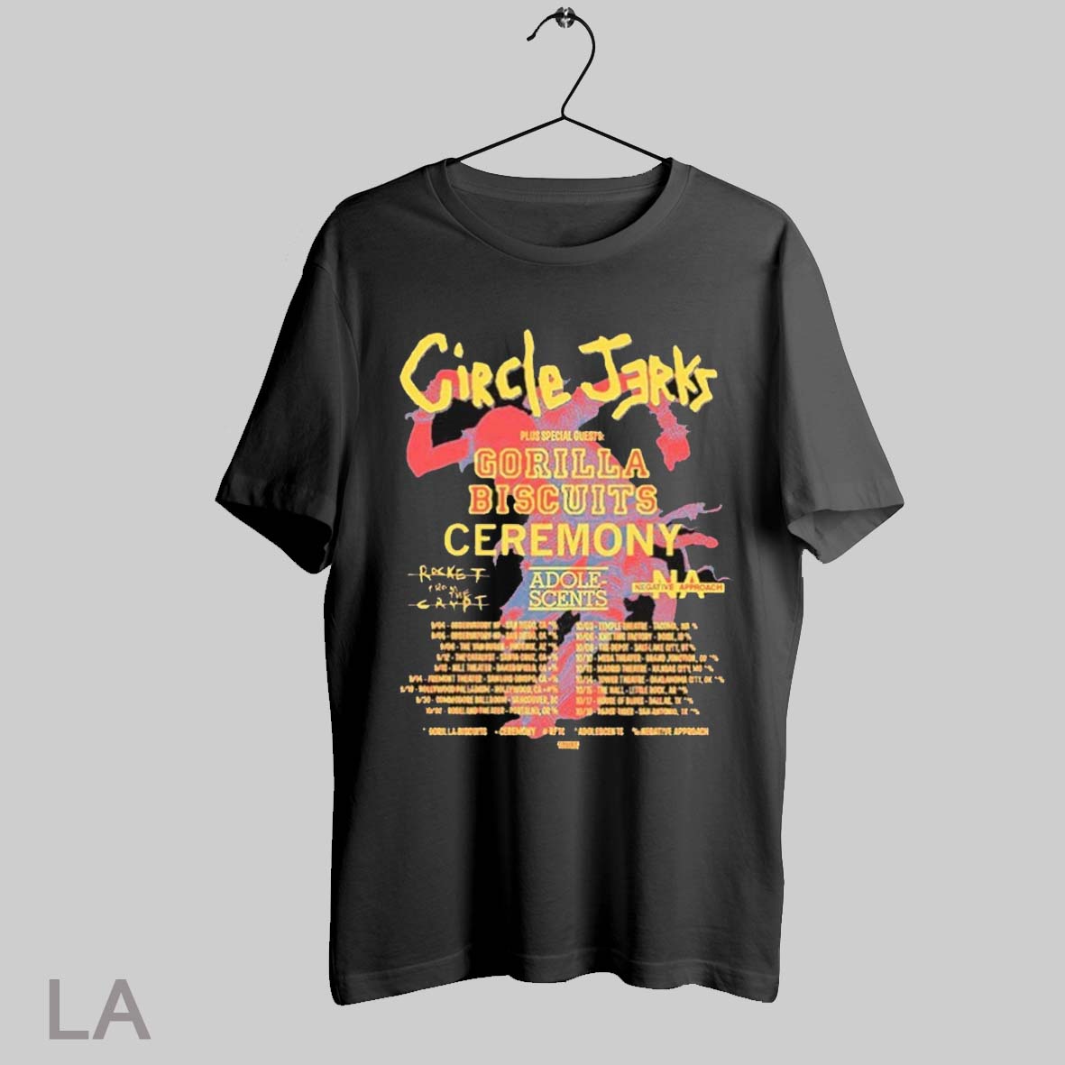 Top Circle Jerks North America And Europe Tour 2025 Schedule On September And October Event T Shirt Sweatshirt Hoodie Shirt