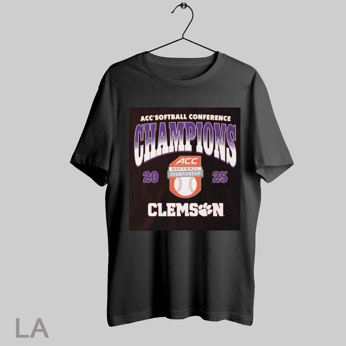 Top Clemson Tigers Acc Softball Conference Tournament Champions Retro 2025 T Shirt Sweatshirt Hoodie Shirt
