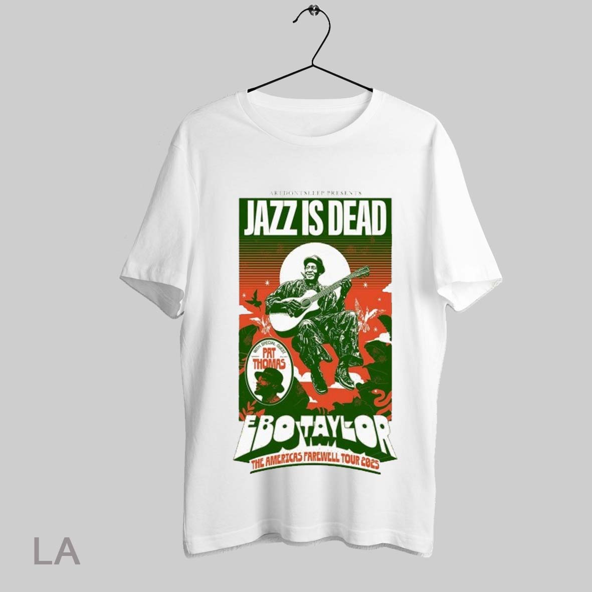 Top Ebo Taylor Jazz Is Dead Americas Farewell Tour 2025 T Shirt Sweatshirt Hoodie Shirt