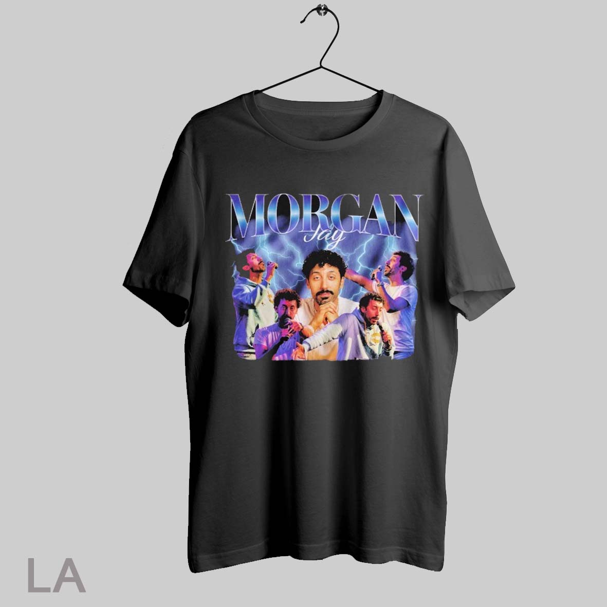 Top Morgan Jay Blue Lightning T Shirt Sweatshirt Hoodie Shirt