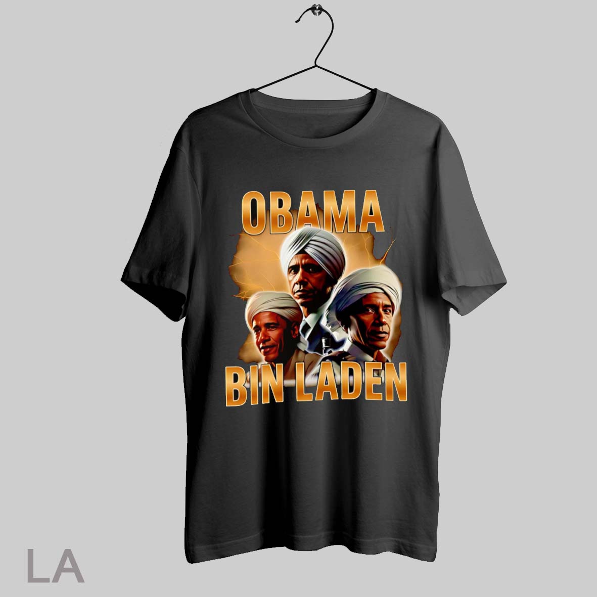 Top Obama Bin Laden Funny Retro T Shirt Sweatshirt Hoodie Shirt