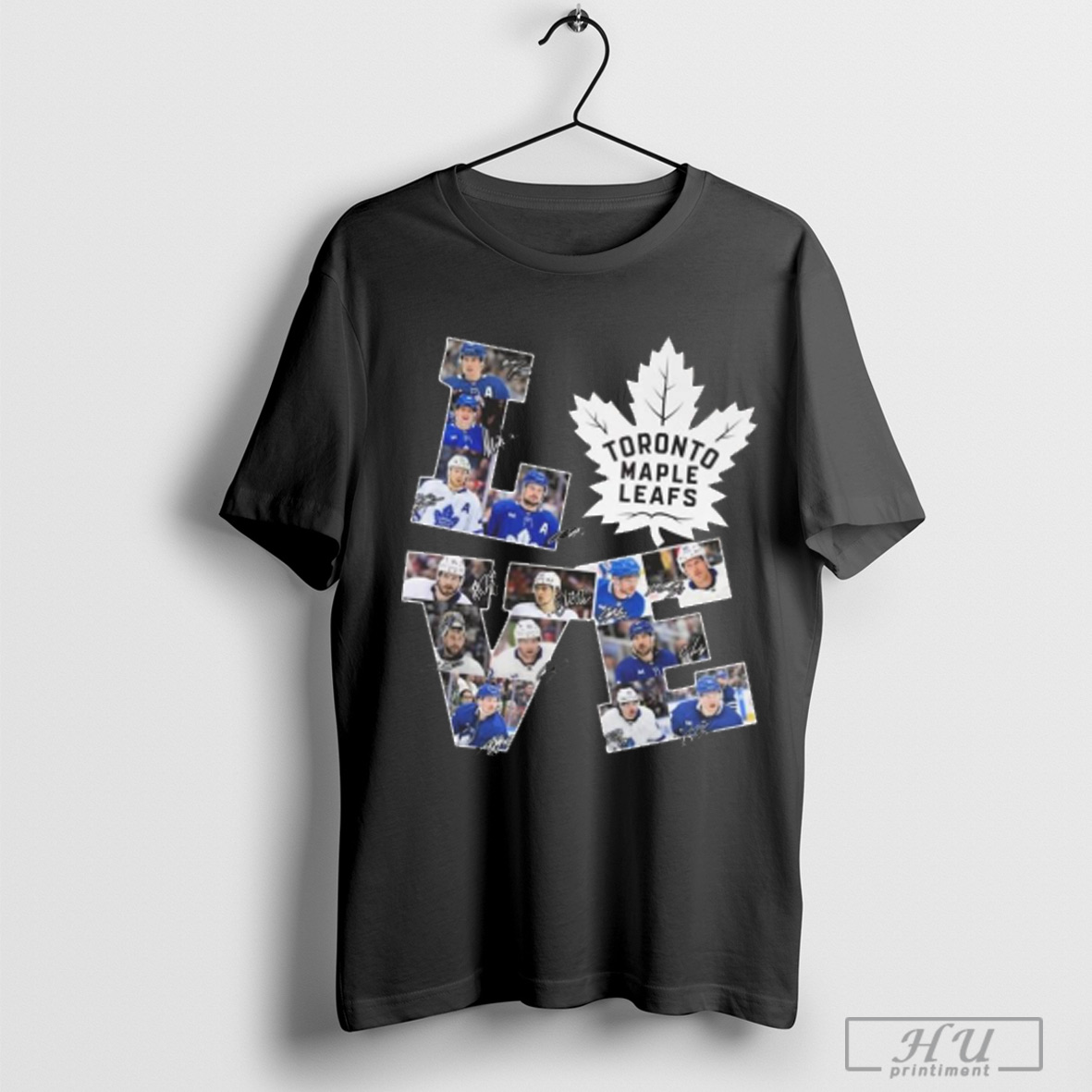Toronto Maple Leafs In Love Signatures 2025 T Shirt Sweatshirt