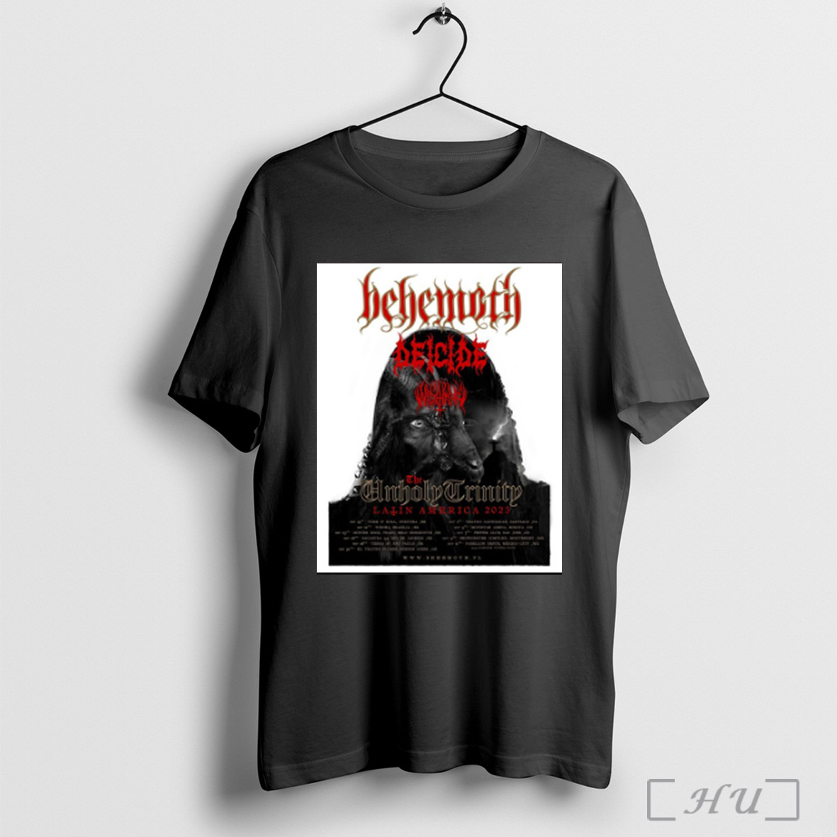 Trending Behemoth The Unholy Trinity Latin America 2025 Sep 19 Tork N Roll Curitiba Sep 21 Toinha Brasilia Poster T Shirt Sweatshirt