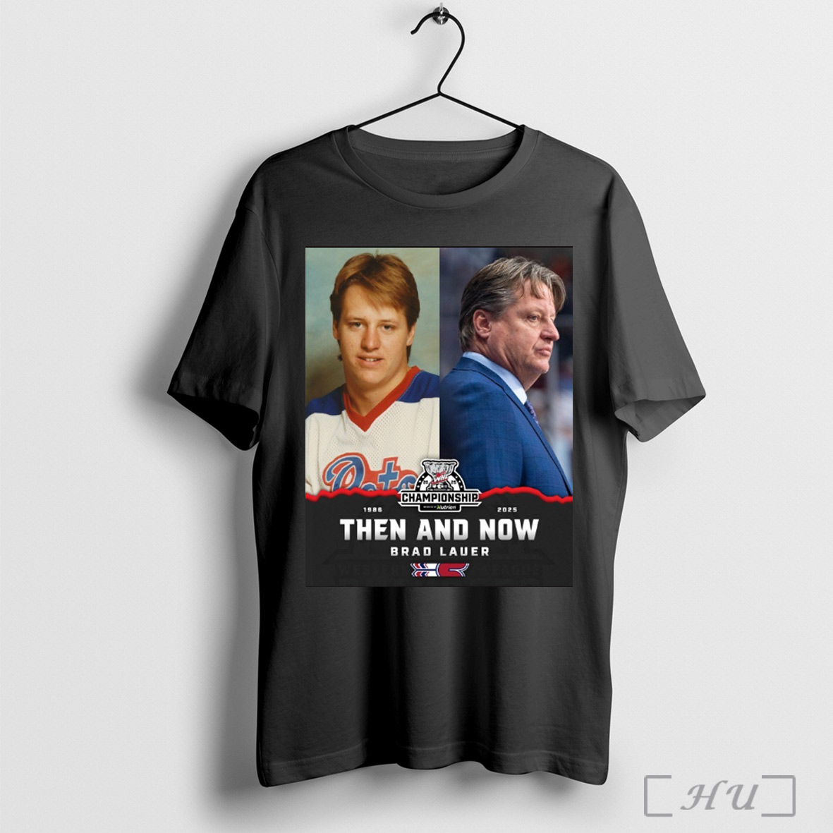 Trending Brad Lauer 1986 2025 Then And Now Spokane Chiefs Whl Championship Poster T Shirt Sweatshirt