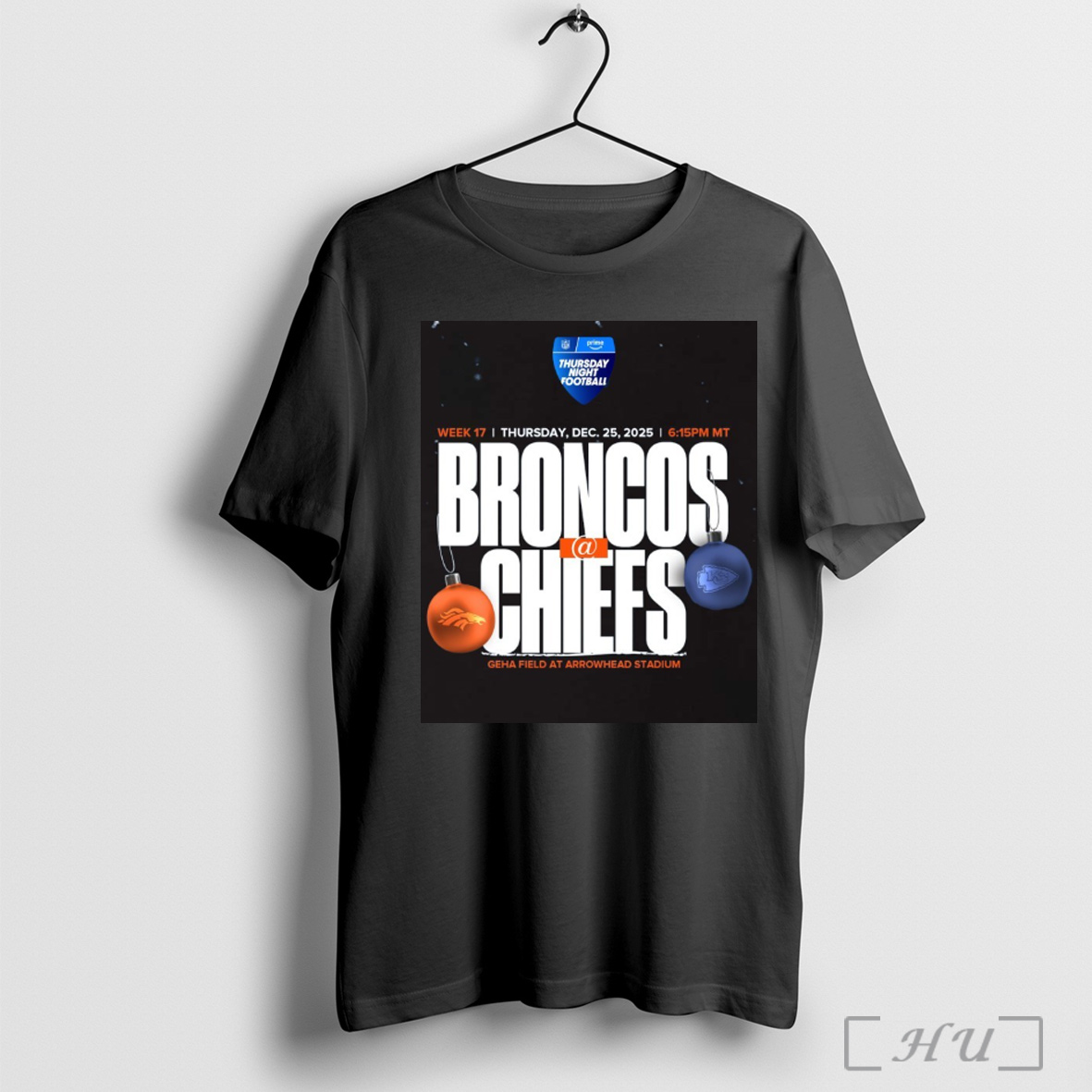 Trending Denver Broncos Vs Kansas City Chiefs Week 17 Dec 25 2025 Geha Field At Arrowhead Stadium T Shirt Sweatshirt