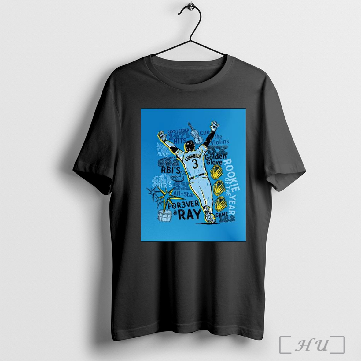 Trending Evan Longoria Returns On June 7 To Officially Retire As A Tampa Bay Ray Rays Leader 1471 Hits T Shirt Sweatshirt