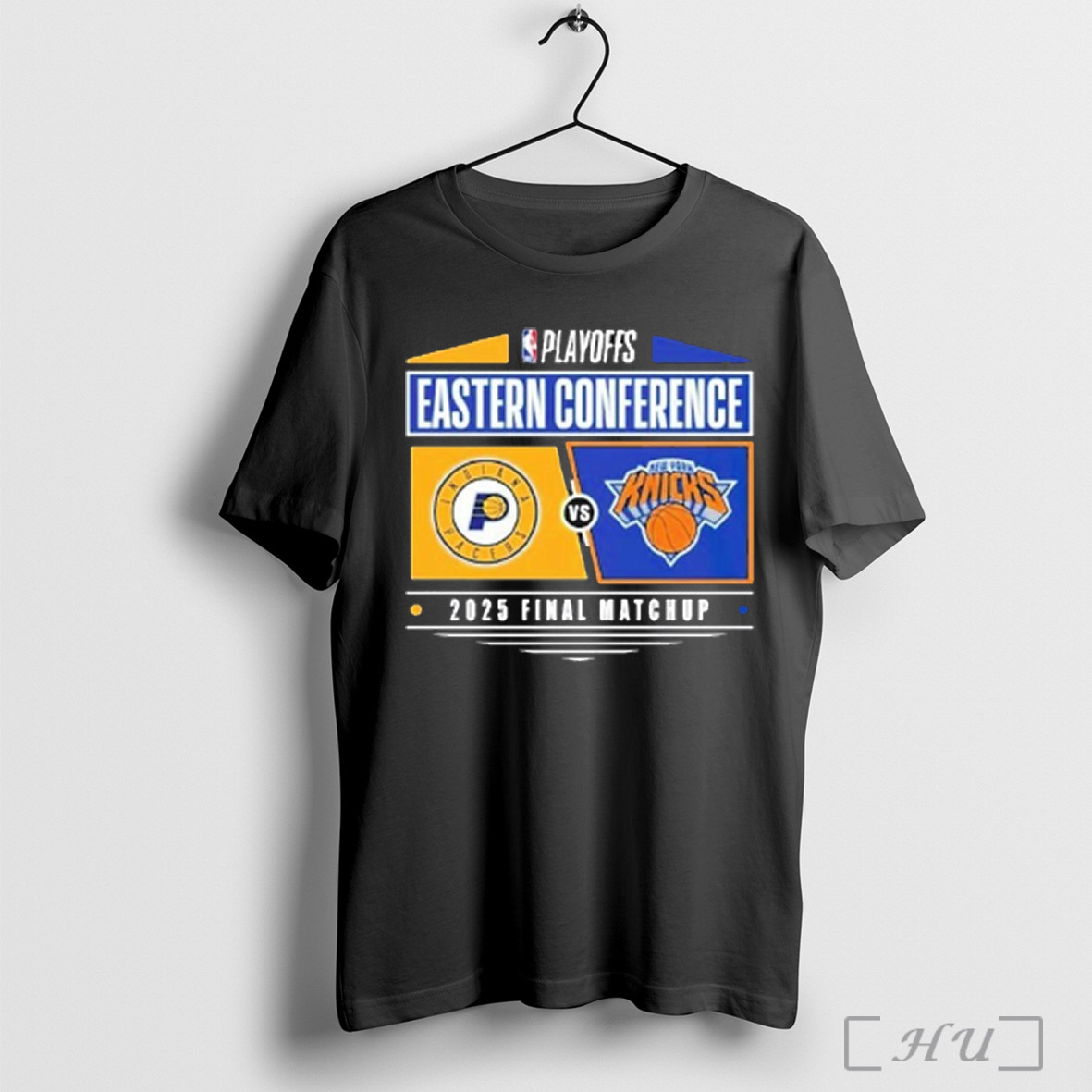 Trending Indiana Pacers Vs New York Knicks 2025 Eastern Conference Finals Nba Playoffs Matchup T Shirt Sweatshirt
