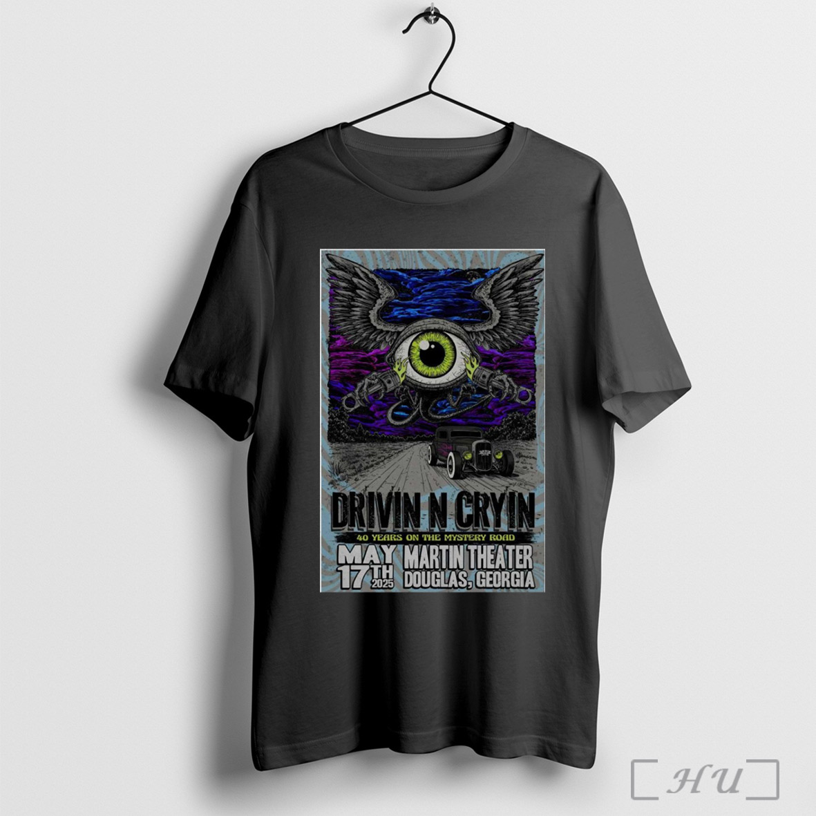 Trending Poster Drivin N Cryin 40 Years On The Mystery Road On May 17 2025 In Douglas Ga Tour T Shirt Sweatshirt