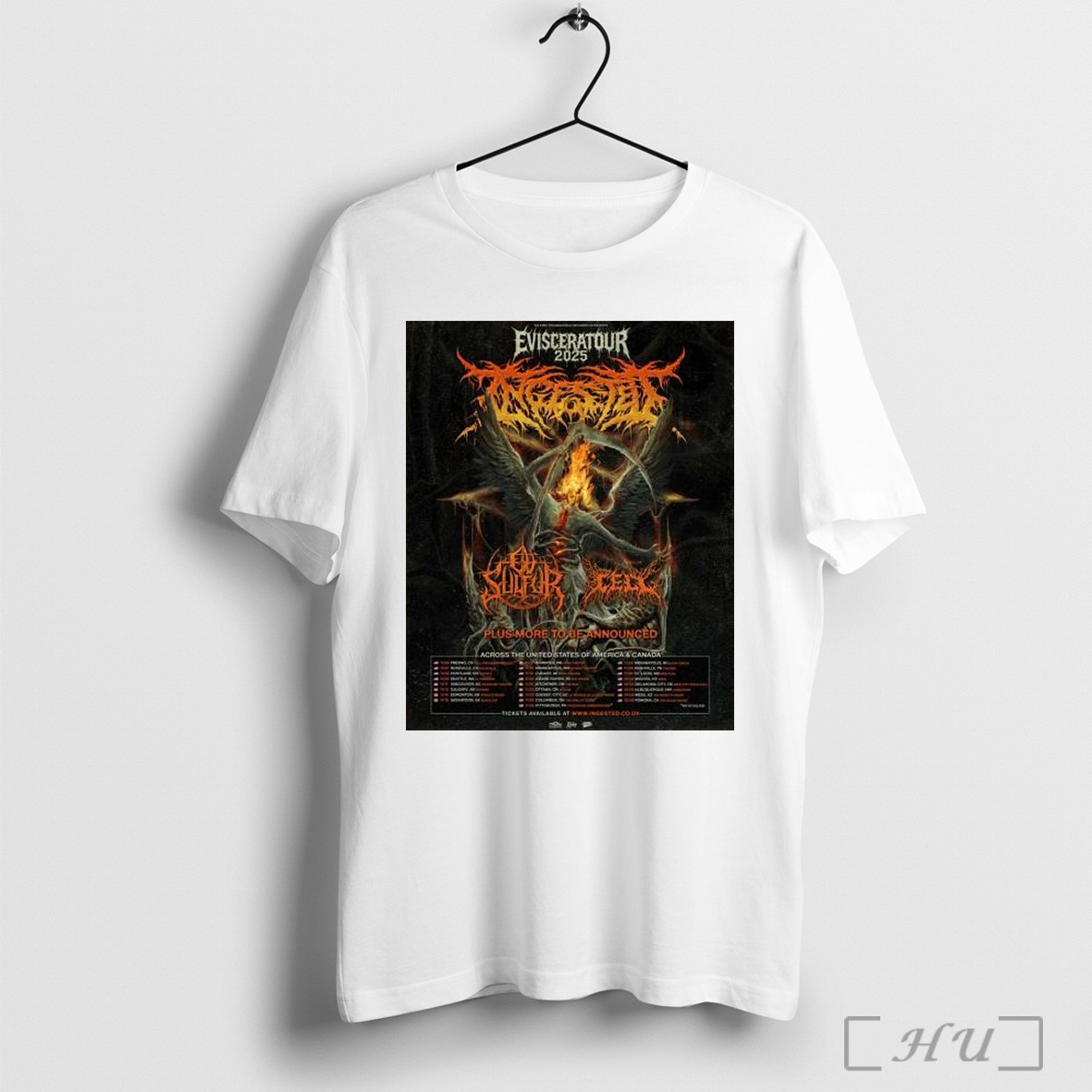 Trending Poster Eviscerator 2025 Plus More To Be Announced Across The United States Of America And Canada T Shirt Sweatshirt