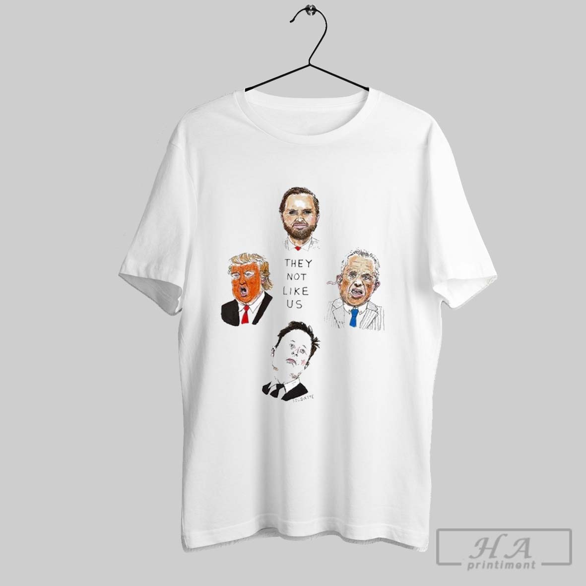 Trump Elon Musk Jd Vance And Robert F Kennedy Jr They Not Like Us T Shirts