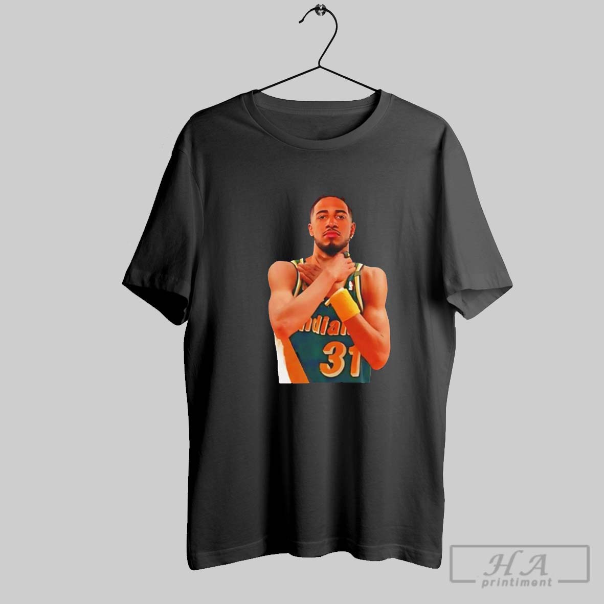 Tyrese Haliburton Choke Basketball Shirt