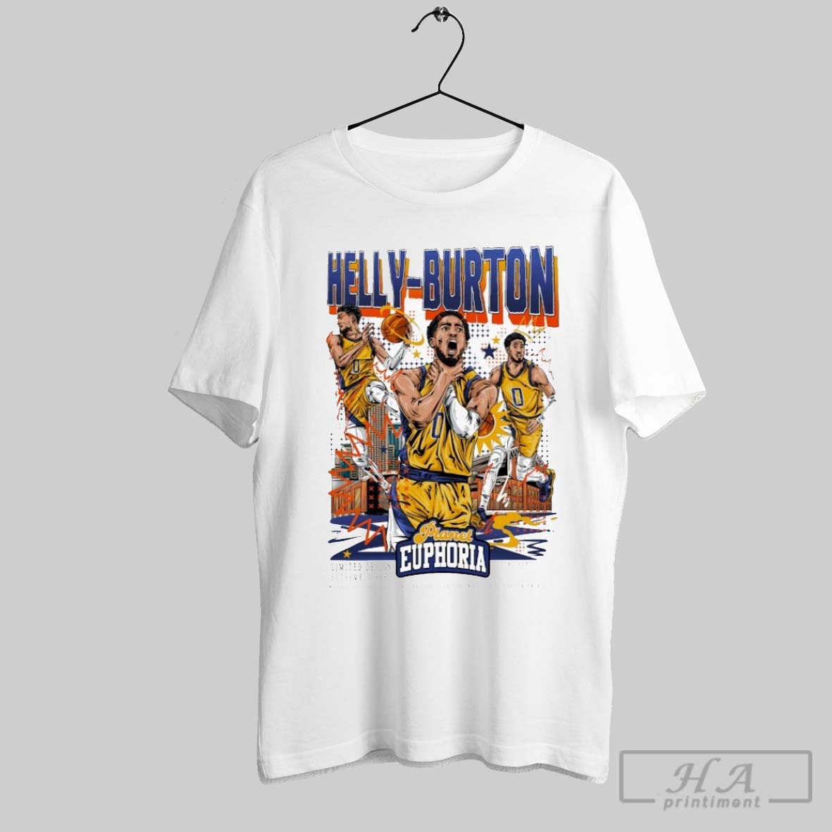 Tyrese Haliburton Helly Burton Choke Planet Euphoria T Shirts