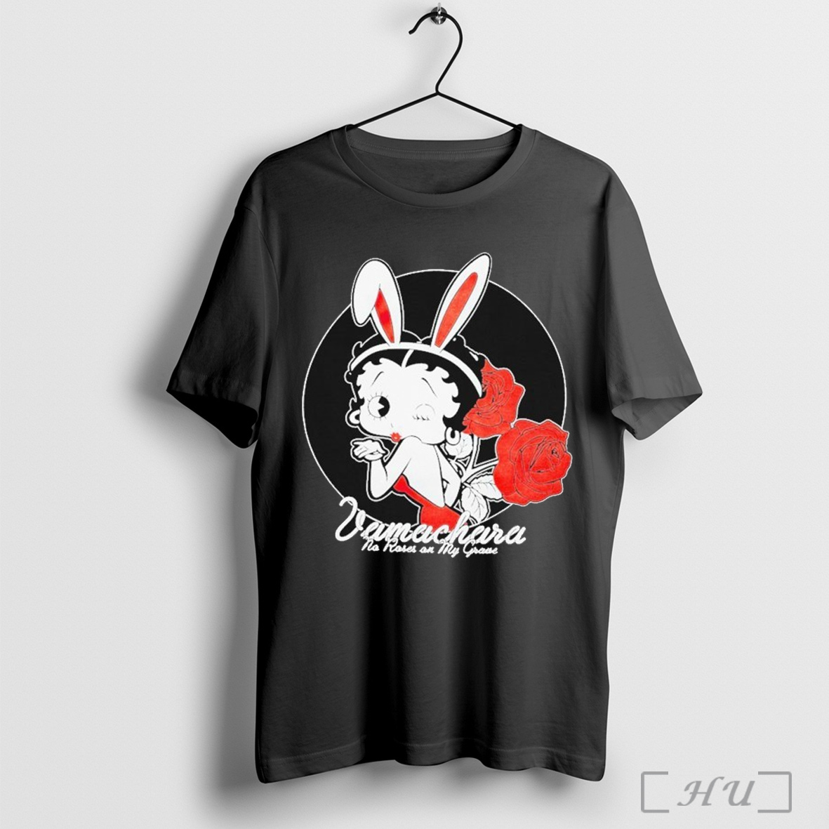 Vamachara Betty Boop No Roses On My Grave Bunny T Shirt Sweatshirt