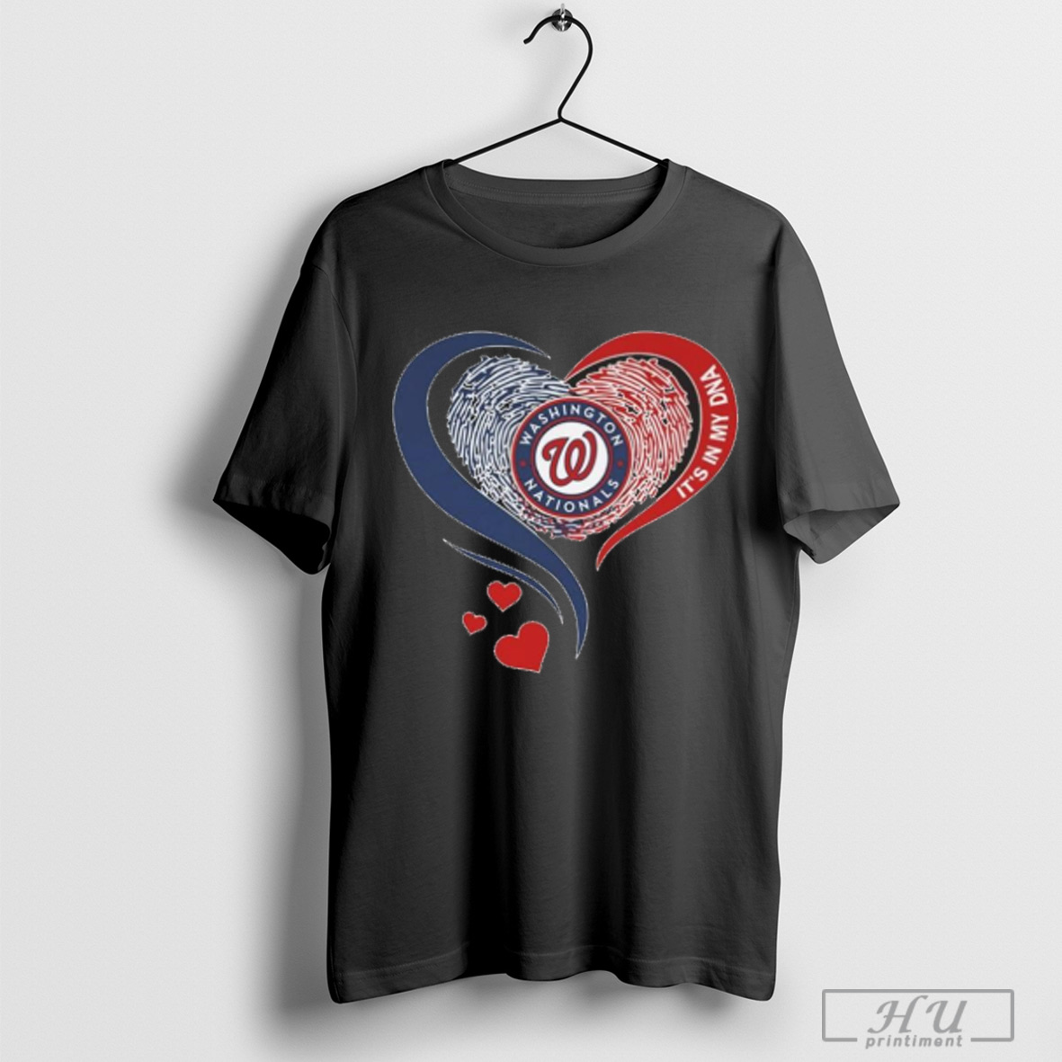 Washington Nationals Its In My Dna Heart Logo 2025 T Shirt Sweatshirt