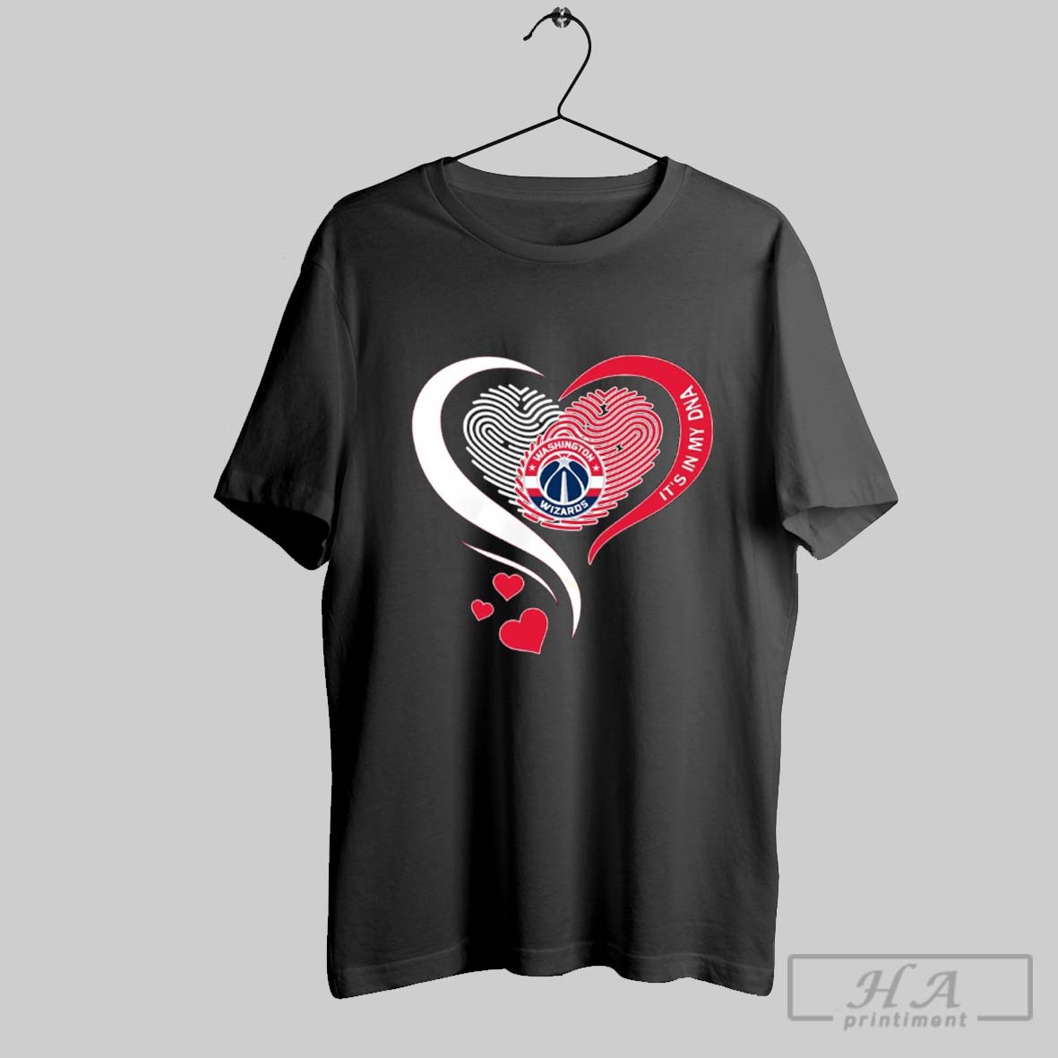 Washington Wizards Its In My Dna Heart Shirt