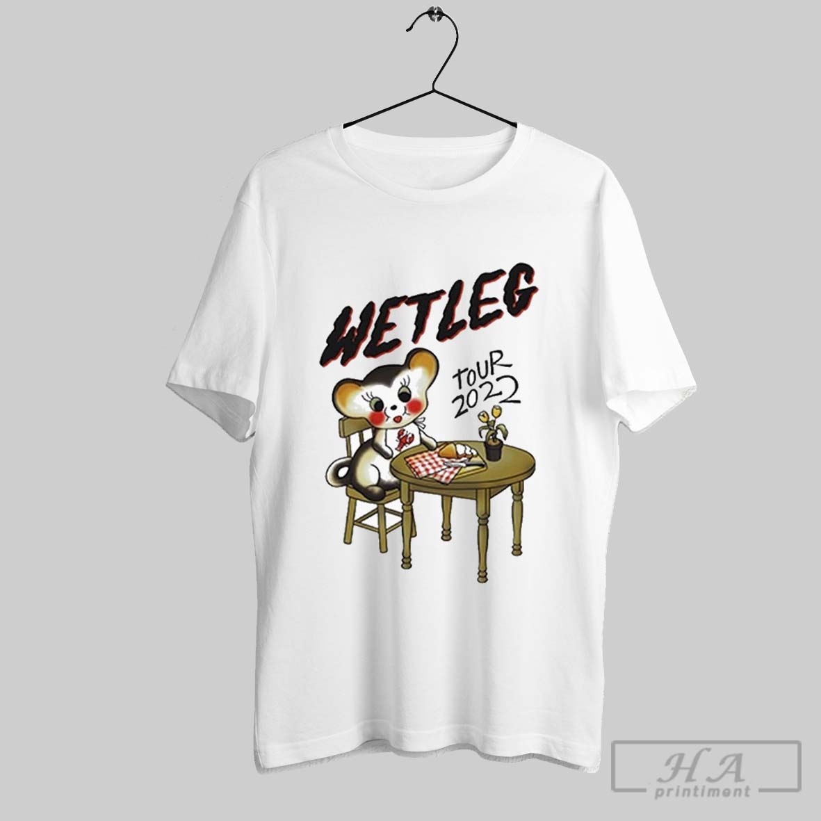 Wet Leg Ravenous Koala Tour 2022 T Shirts