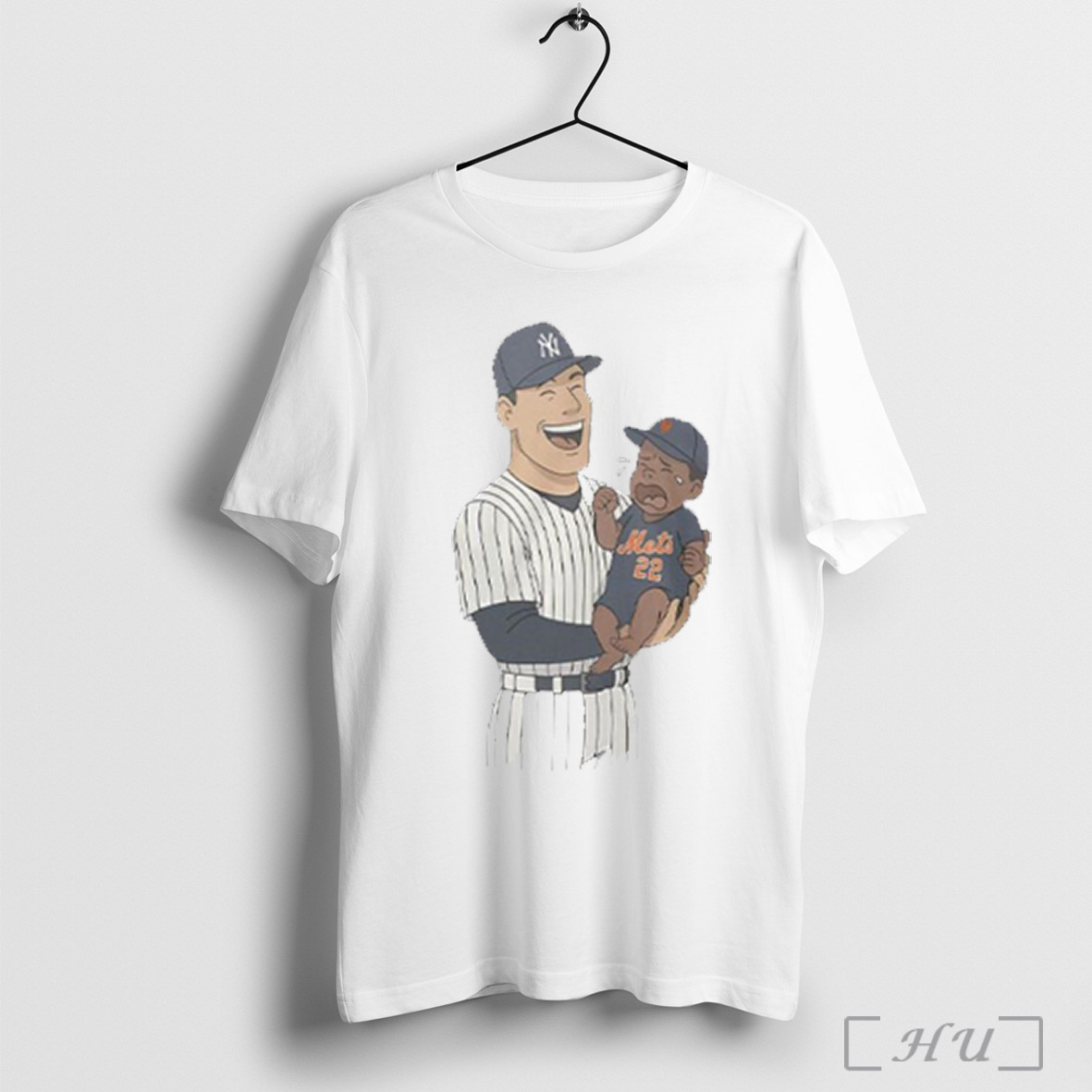 Yankees Holding Crying Mets Baby T Shirt Sweatshirt