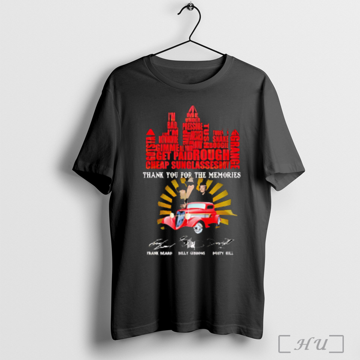 Zz Top Cheap Sunglasses Thank You For The Memories Signature Shirt Sweatshirt