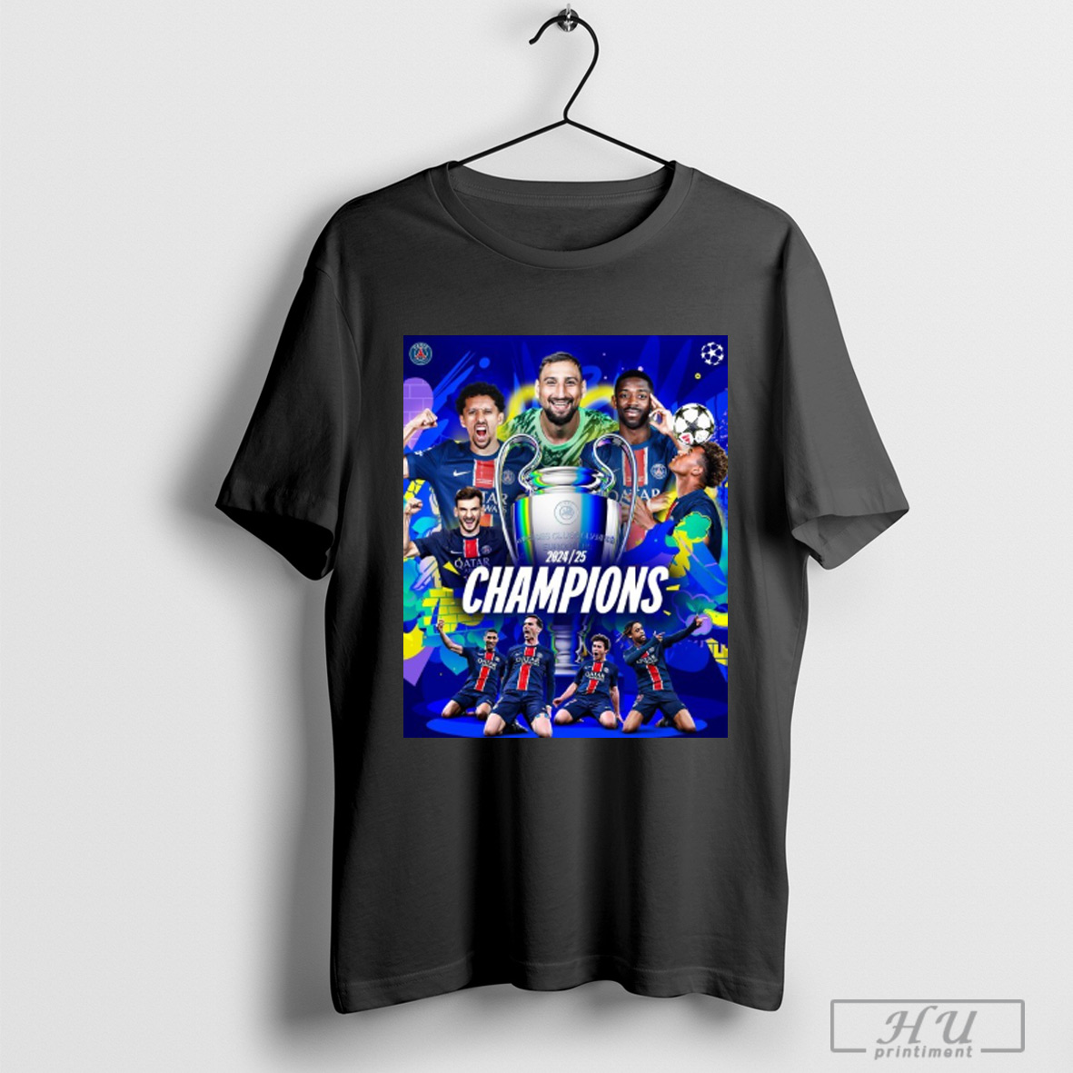2025 Uefa Champions League Winners Paris Saint Germain T Shirt Sweatshirt