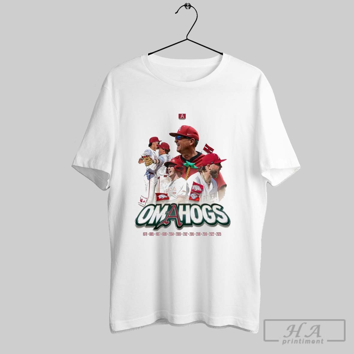 Amahogs Arkansas Razorback Baseball 1979 2025 World Series Shirt