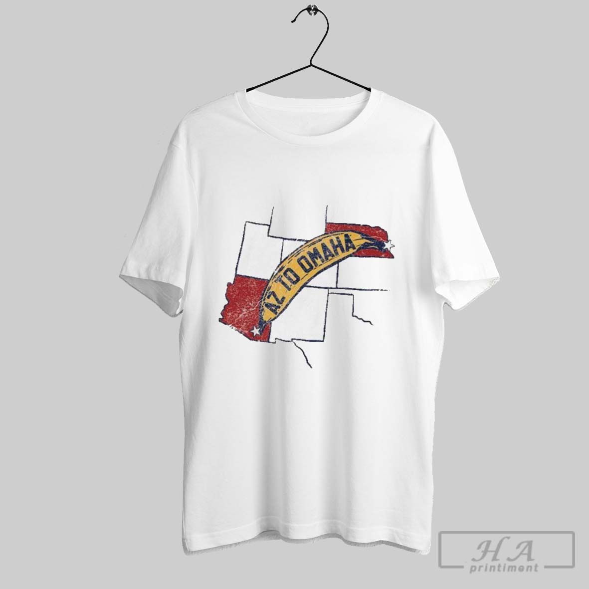 Arizona Wildcats Az To Omaha Shirt