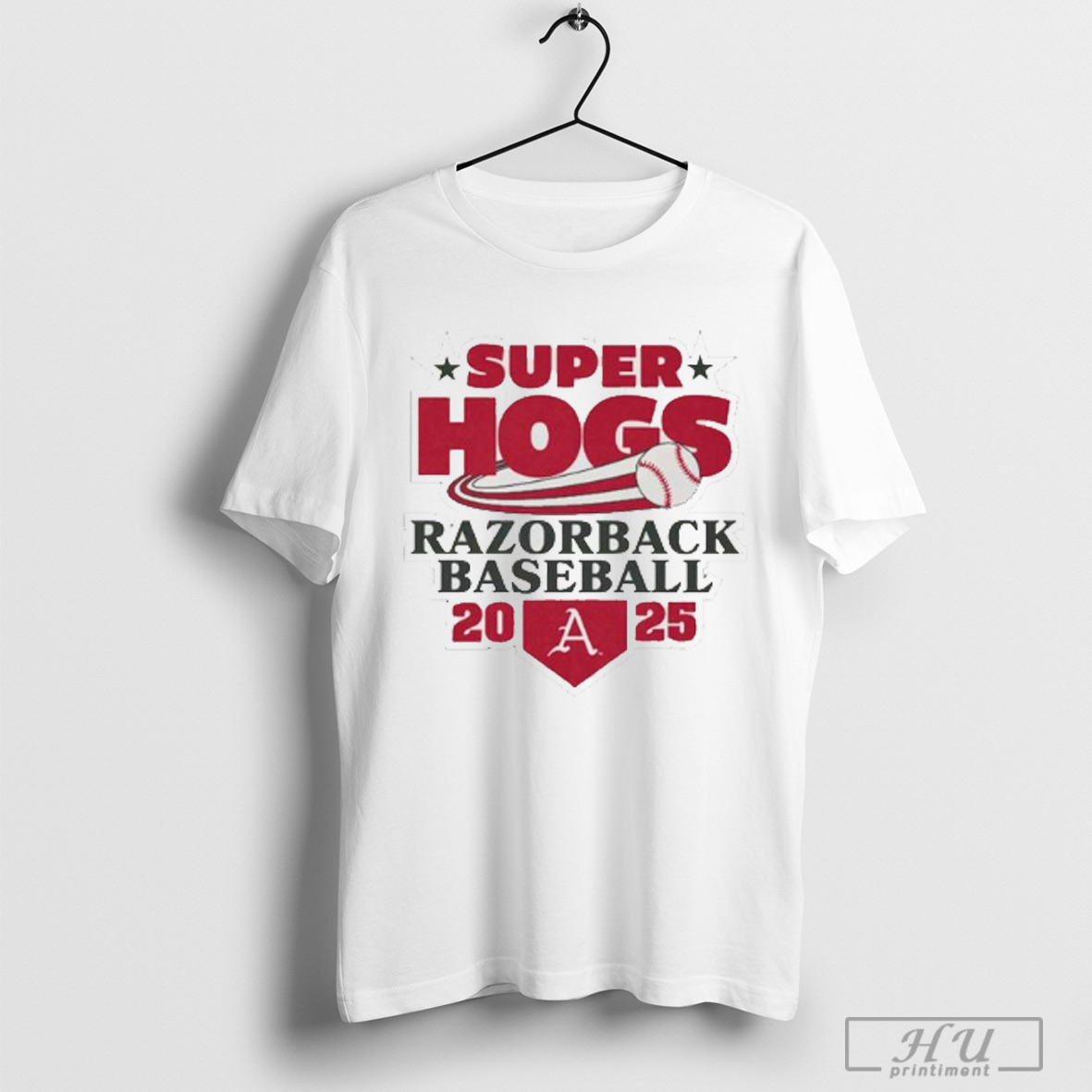 Arkansas Razorback Baseball Super Hogs Regional 2025 Logo T Shirt Sweatshirt