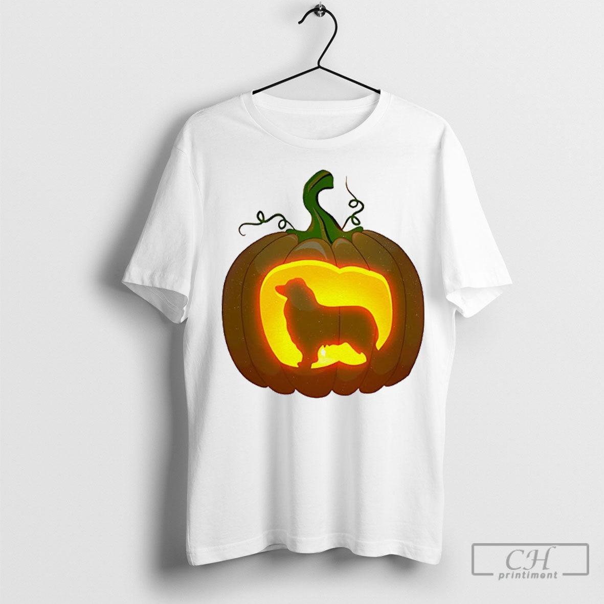 Australian Shepherd Pumpkin Halloween Shirt