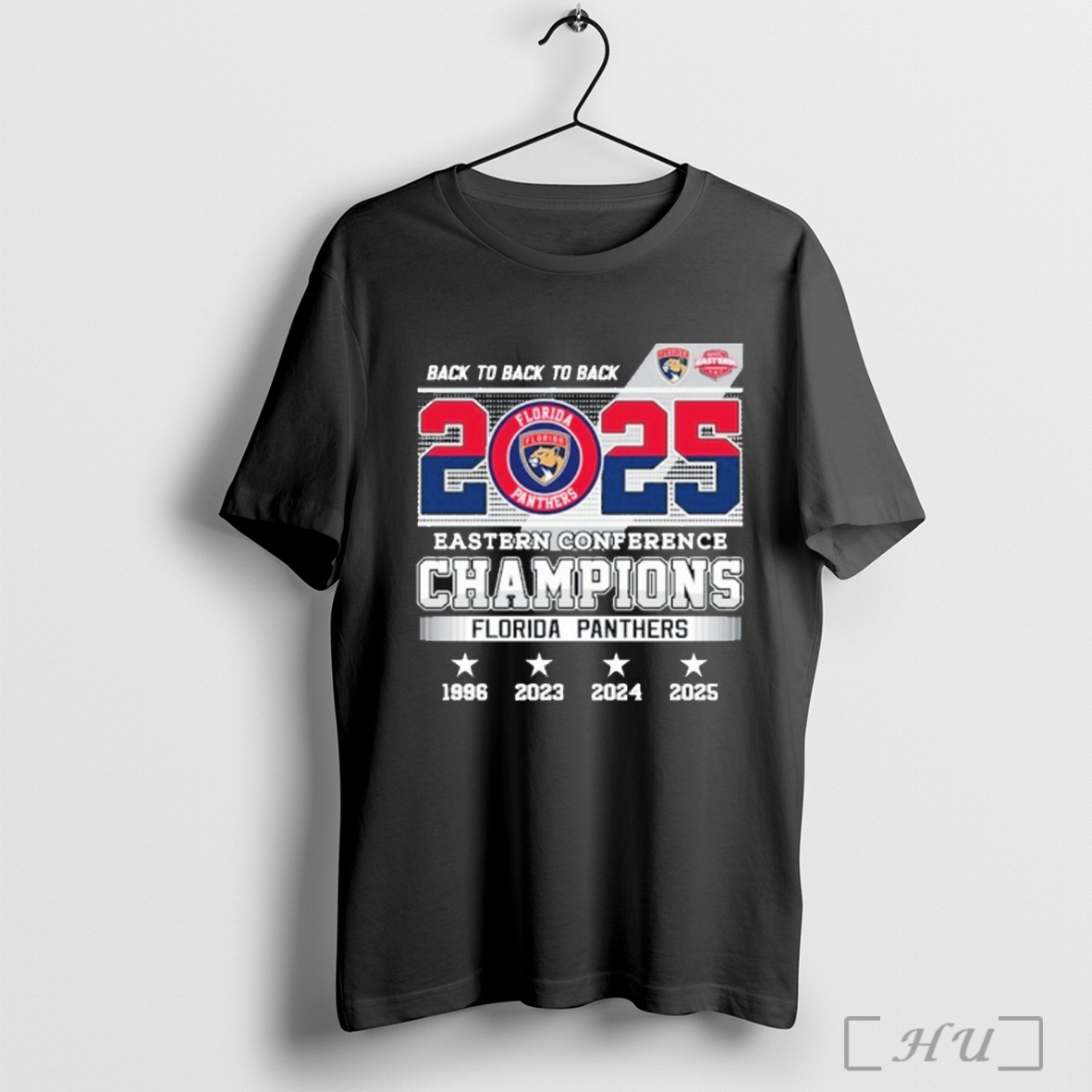 Back 2 Back 2 Back 2025 Eastern Conference Florida Panthers Champions T Shirt Sweatshirt