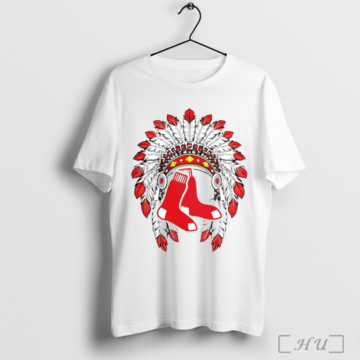 Boston Red Sox Native American Logo T Shirt Sweatshirt