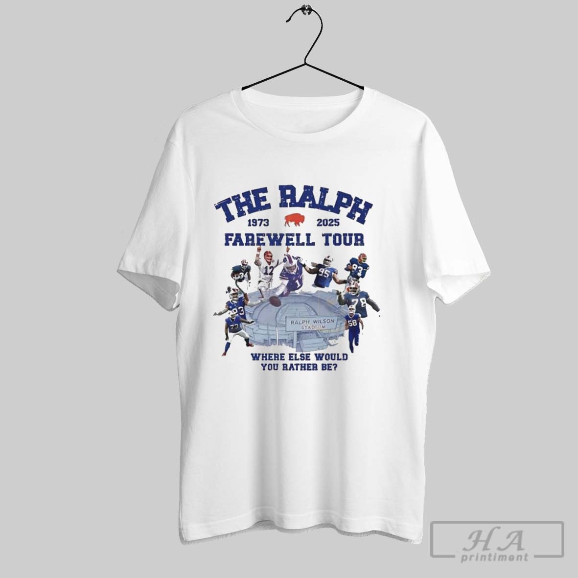 Buffalo Bills The Ralph 1973 2025 Farewell Tour Unisex T Shirt