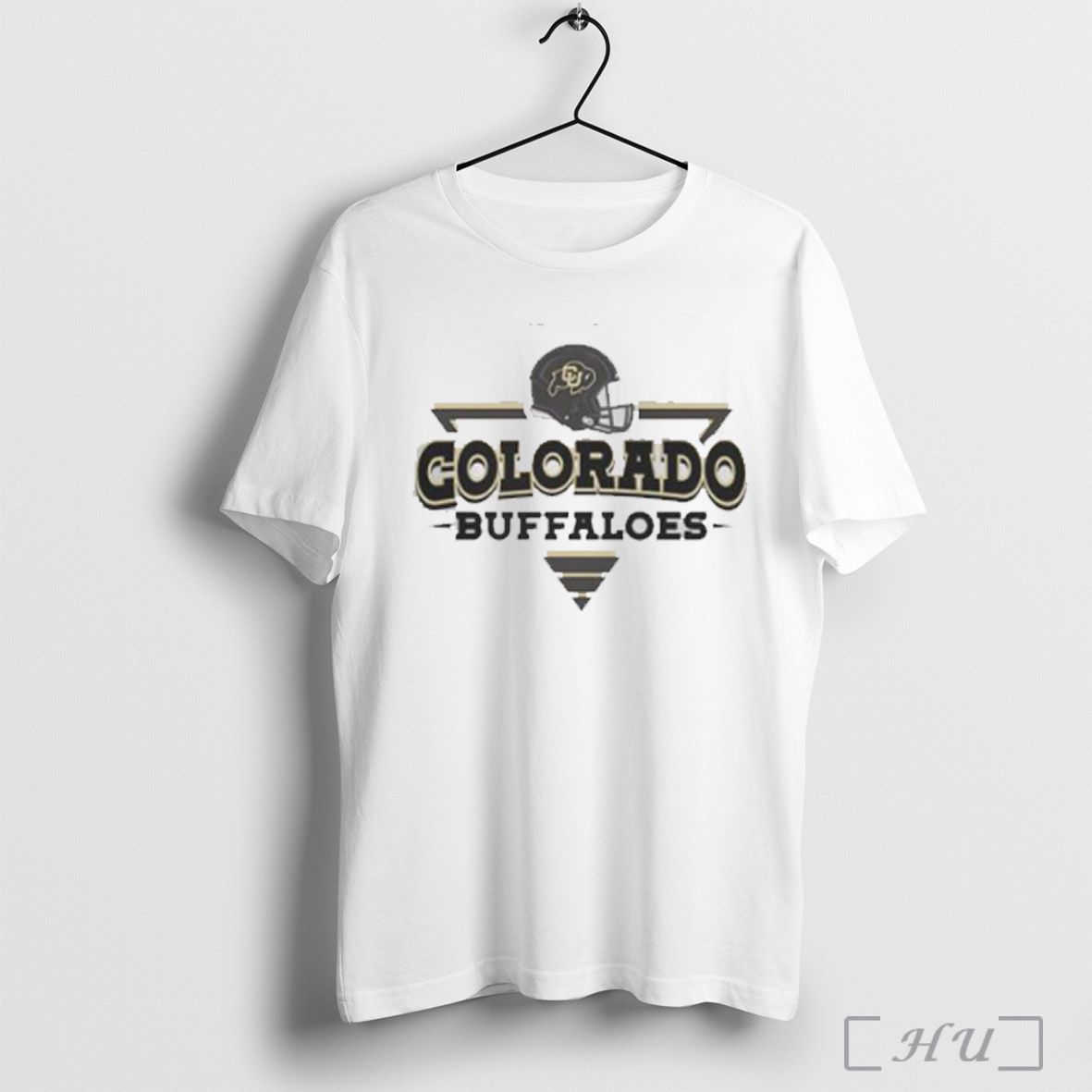 Colorado Buffaloes Football Triangle Helmet T Shirt Sweatshirt