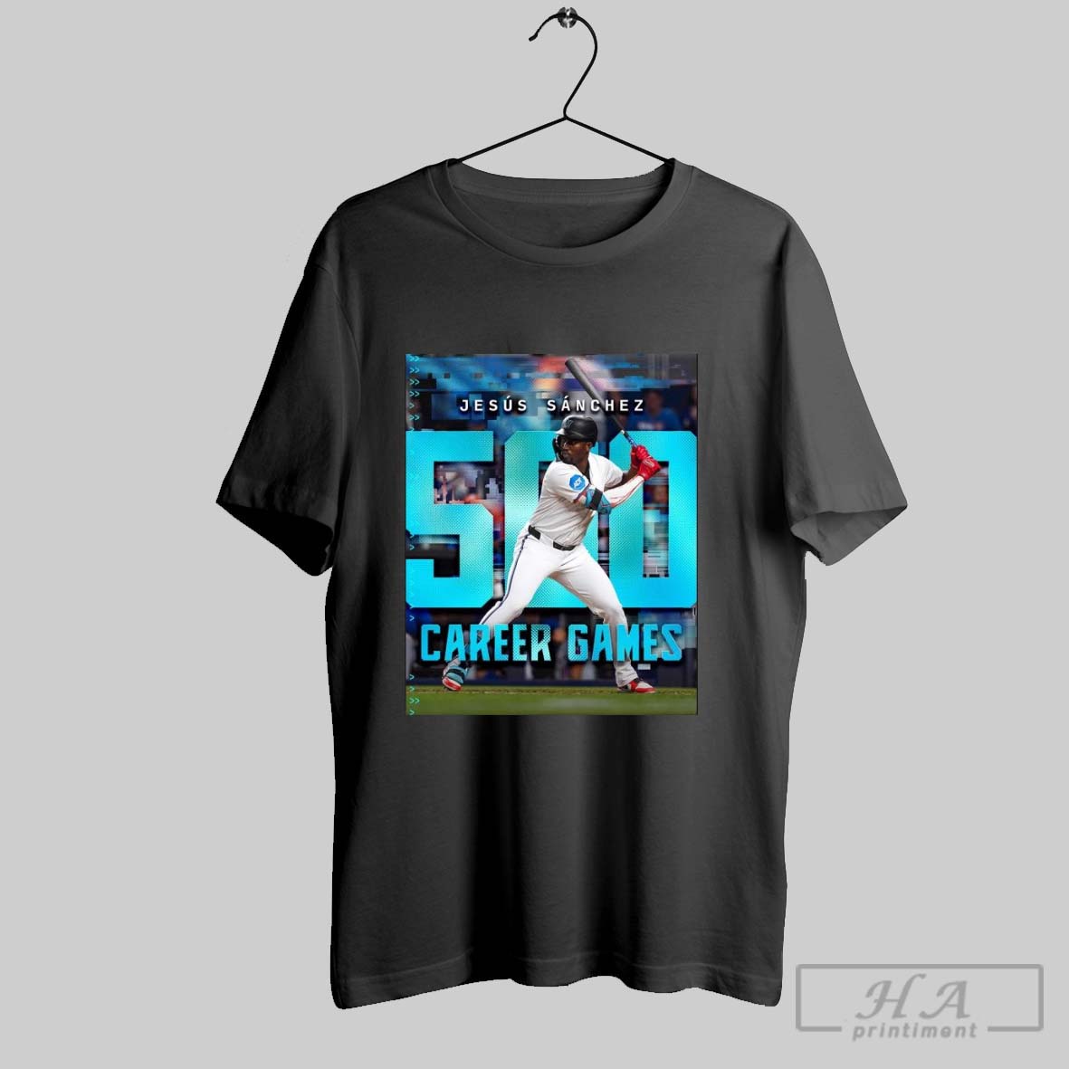 Congrats Miami Marlins Jesus Sanchez 500 Career Games Shirt