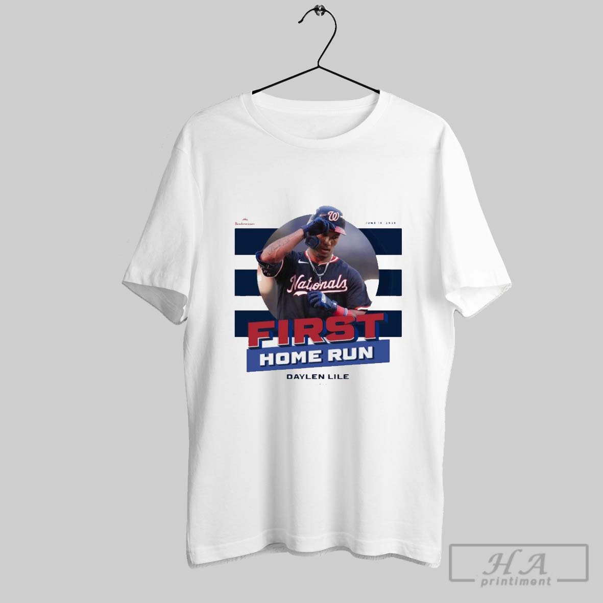Daylen Lile Washington Nationals Vs Colorado First Home Run June 15 2025 T Shirt