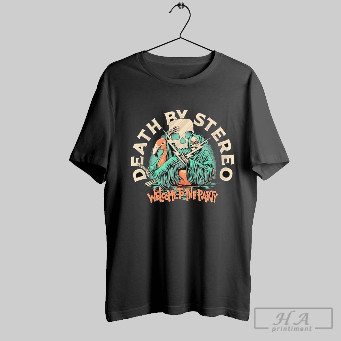Death By Stereo Welcome To The Party T Shirts