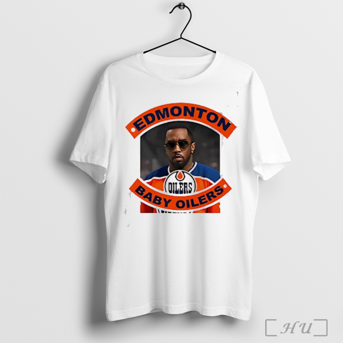 Diddy Edmonton Baby Oilers Portrait T Shirt Sweatshirt
