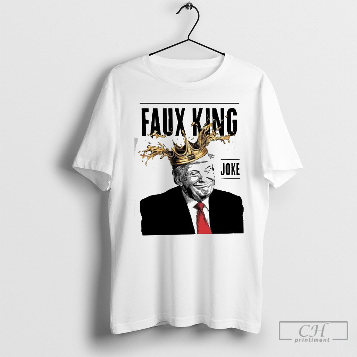 Donald Trump Faux King Joke 2025 T Shirt