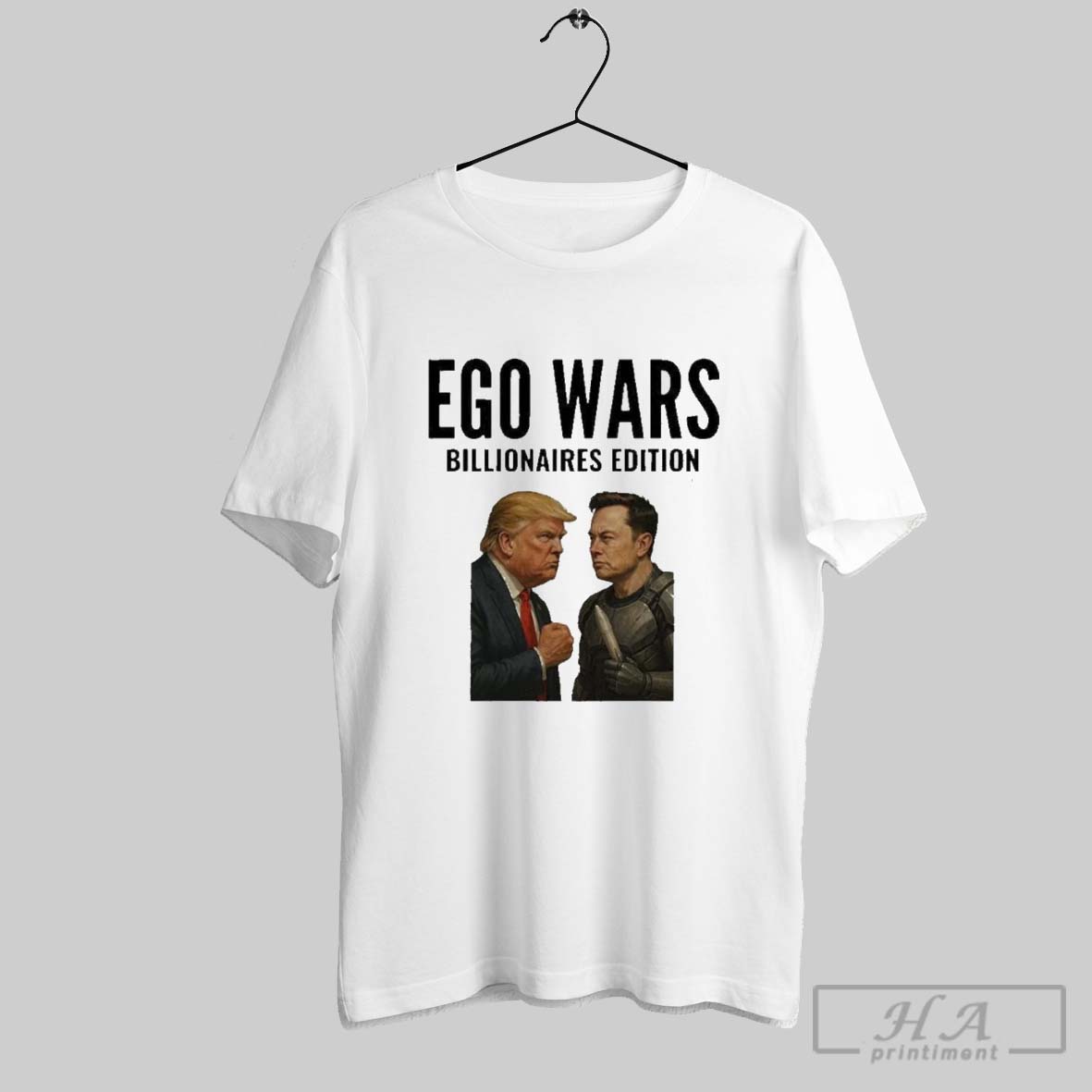 Ego Wars Billionaires Edition Elon Musk Vs Donald Trump 2025 Unisex T Shirt
