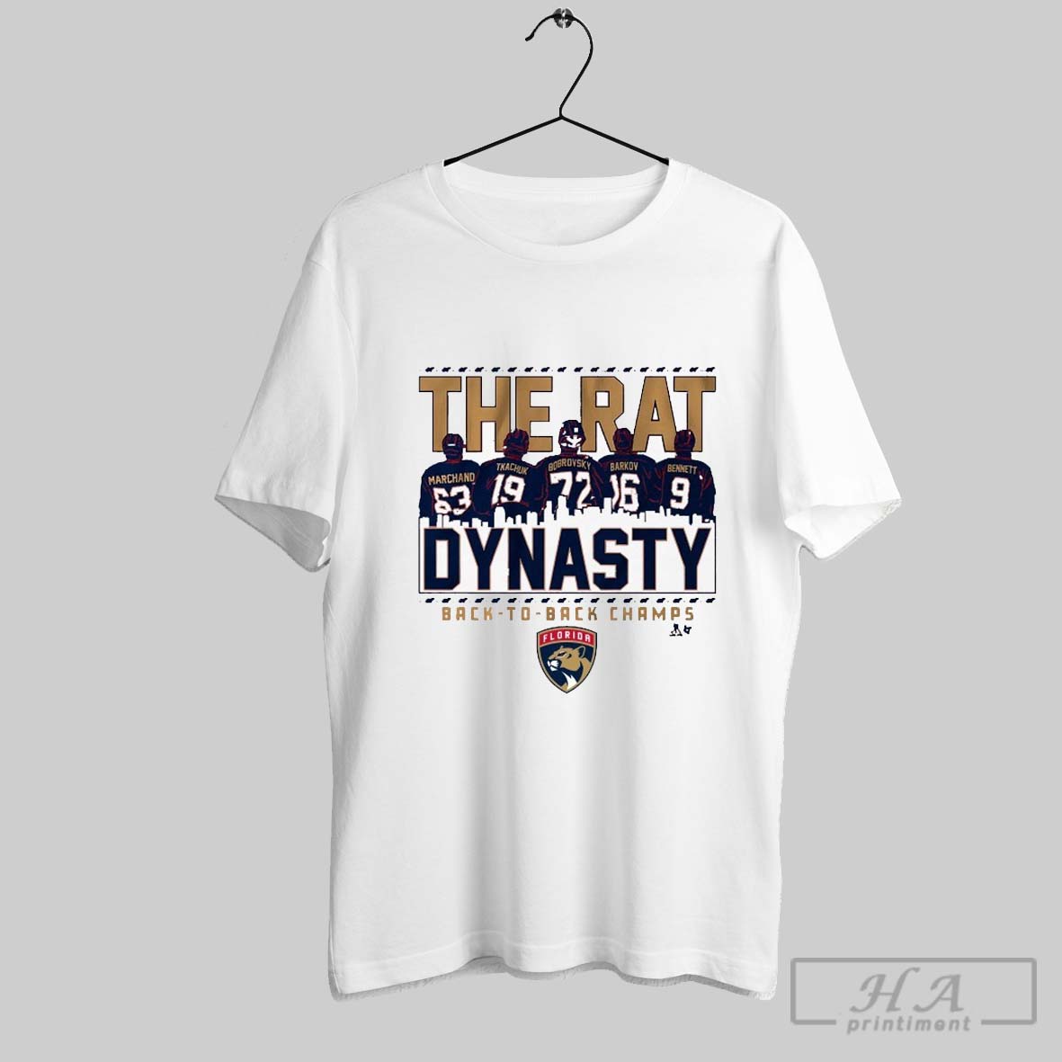 Florida Panthers The Rat Dynasty 2024 2025 Back To Back Stanley Cup Champions T Shirts