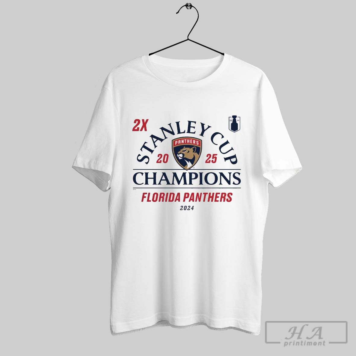 Florida Panthers Two Time Stanley Cup Champions Top Line T Shirt