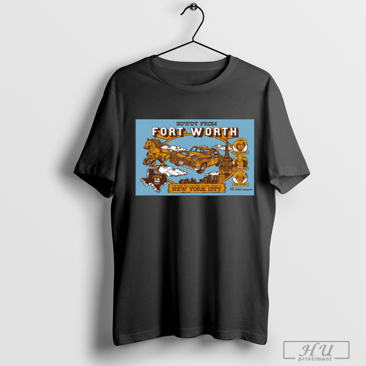 Fort Worth New York City June 12 2025 Poster T Shirt Sweatshirt