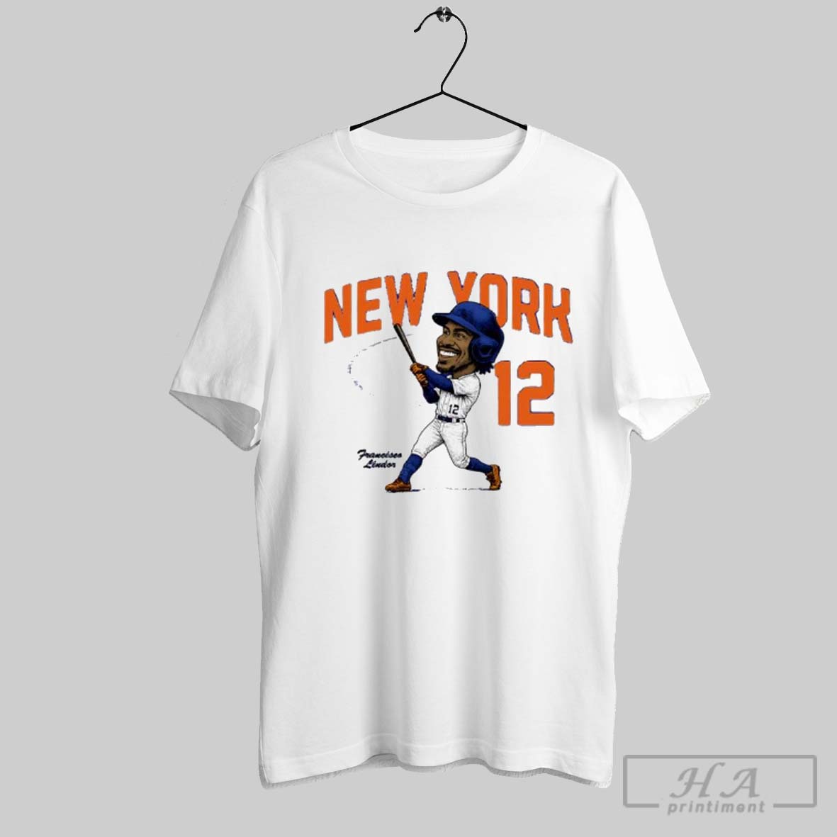 Francisco Lindor Mr Smile Caricature Shirt