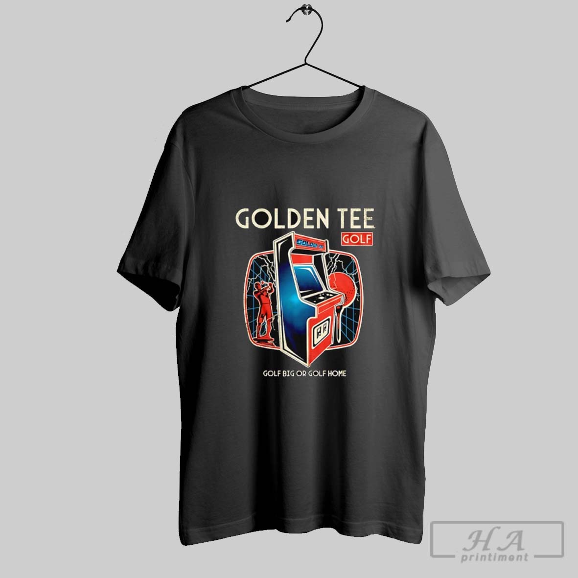 Golden Tee Golf Golf Big Or Go Home Shirt